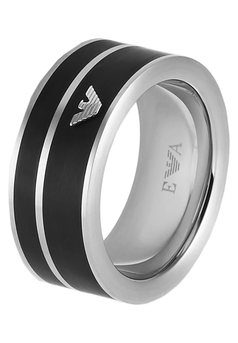 Emporio Armani Ring - Silver-Coloured 4 Emporio Armani Ring - Silver-Coloured - Afbeelding 2