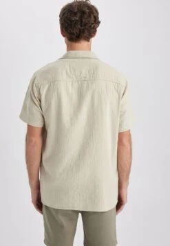 DeFacto Regular Fit - Overhemd - Beige -Algemene Winkel Voor Herenmode 03f3946e7f1242809ebcb827ff52452c