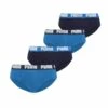 Puma 4 Pack - Slip - True Blue -Algemene Winkel Voor Herenmode 06b6ea0197354f759a41a89e59eb464c