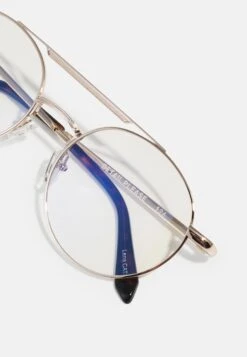 QUAY AUSTRALIA Unisex - Brillen Met Blauwlichtfilter - Gold-Coloured/Clear -Algemene Winkel Voor Herenmode 09f8aa0aca8448b19c5f1a23938486a2