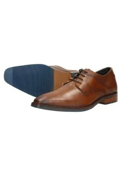 Bari - Veterschoenen - Cognac -Algemene Winkel Voor Herenmode 134449c0ff28407d8493ebf48688cc16