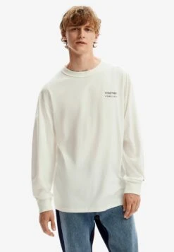 Desigual Arty Messages - Longsleeve - Beige -Algemene Winkel Voor Herenmode 163afb103db84174bb23f345592977e9