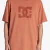 DC SHOES Star Pigment Dye - T-Shirt Print - Orange -Algemene Winkel Voor Herenmode 168a8dcde6234af99a83bb74dabd676c
