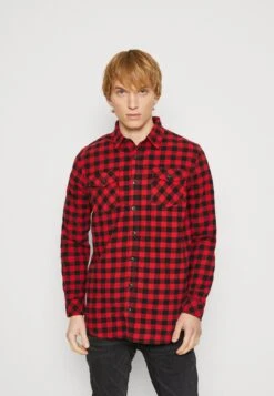 BRAVE SOUL Walker - Overhemd - Red/Black