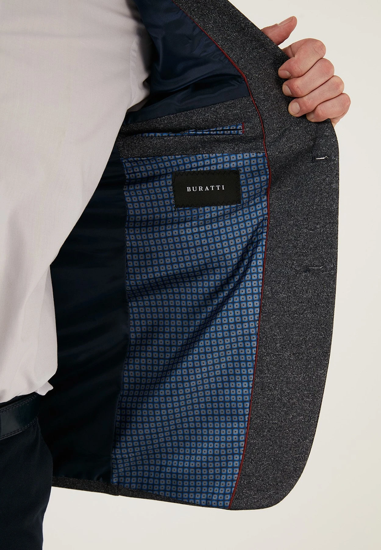 Slim Fit - Blazer - Dark Navy Blue 5 Slim Fit - Blazer - Dark Navy Blue - Afbeelding 3