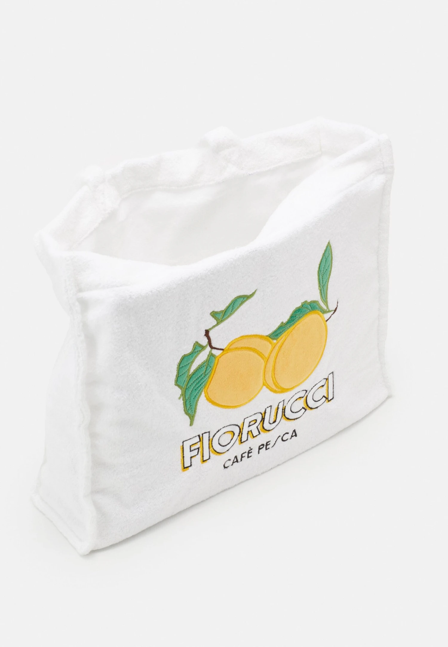 FIORUCCI La Pesca Towelling Tote Bag Unisex - Shopper - White 8 FIORUCCI La Pesca Towelling Tote Bag Unisex - Shopper - White - Afbeelding 6