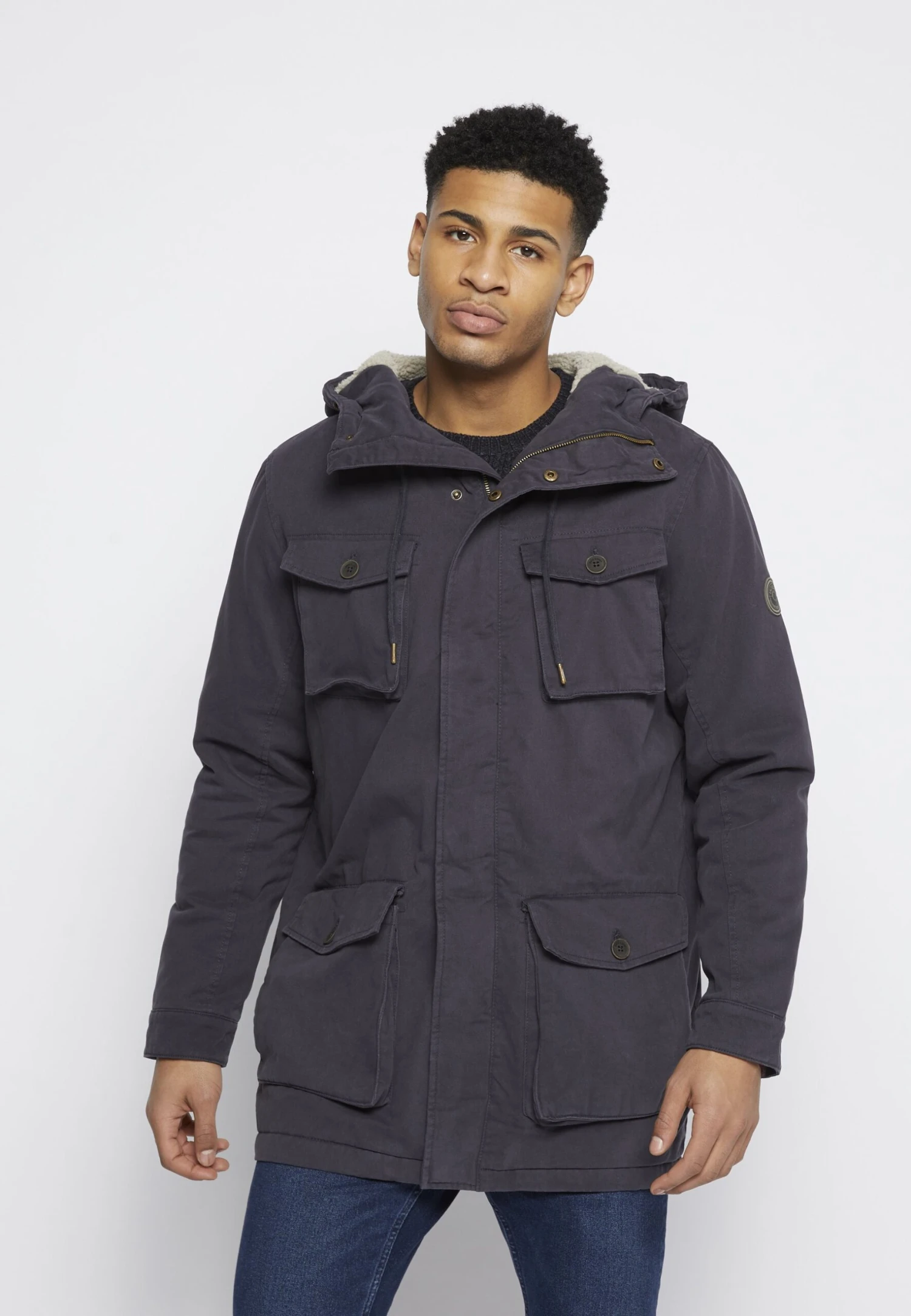 Only & Sons Onsfulton Life - Parka - Dark Navy 3 Only & Sons Onsfulton Life - Parka - Dark Navy