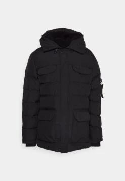 SikSilk Parka Coat - Winterjas - Black -Algemene Winkel Voor Herenmode 2416e1cad17447e1a28f630db1f00506