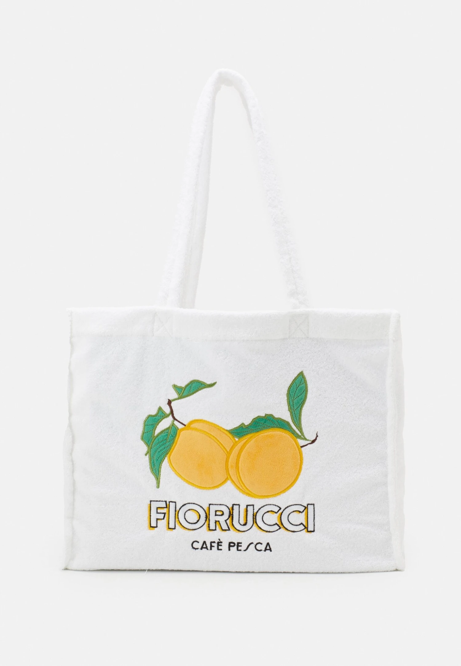 FIORUCCI La Pesca Towelling Tote Bag Unisex - Shopper - White 4 FIORUCCI La Pesca Towelling Tote Bag Unisex - Shopper - White - Afbeelding 2