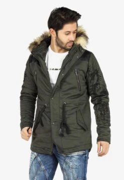 Cipo & Baxx Donsjas - Khaki -Algemene Winkel Voor Herenmode 276f5da3a7f54532bb9c5fba3ed406ee