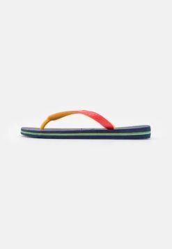 Havaianas Brasil Mix - Teenslippers - Navy Blue/Ruby Red