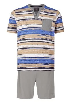 Set Kollin - Pyjama - Beige Gemustert -Algemene Winkel Voor Herenmode 29bd1234c3b64e8c82ff0011383406a1