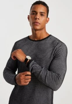 Trui - Schwarz-Ecru -Algemene Winkel Voor Herenmode 2a359d3b931547b9a70f7f6eaeafb745