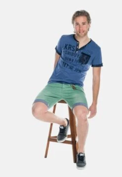 Koroshi Elastic Colored - Jeansshort - Verde AguaWater Green -Algemene Winkel Voor Herenmode 2b29e372f0c7498db965f662b8b185dc