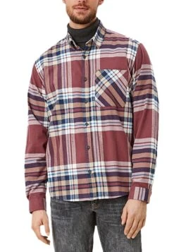 S.Oliver Overhemd - Bordeaux Check -Algemene Winkel Voor Herenmode 2c5c1185d7f544a887ed5370e2439e3d