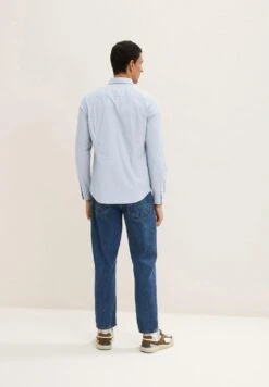 Tom Tailor Mit Allover-Print  - Overhemd - Light Fern Zickzack Design -Algemene Winkel Voor Herenmode 2d06952290e6414489a85f9e8bf53e88