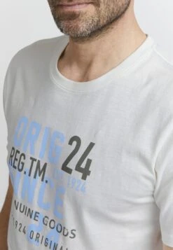 Fqadrik - T-Shirt Print - Cloud Dancer -Algemene Winkel Voor Herenmode 2deae886efda47d3827a325d5404740f