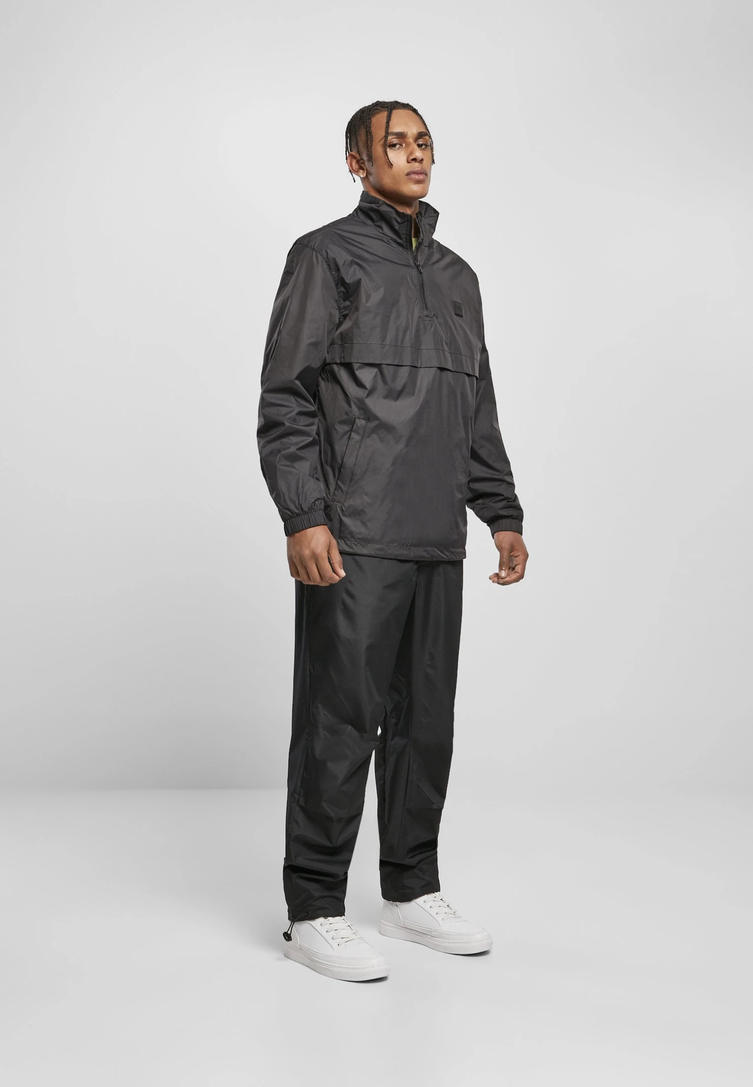URBAN CLASSICS Windjack - Black 4 URBAN CLASSICS Windjack - Black - Afbeelding 2