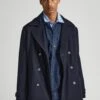 Pepe Jeans Bart - Halflange Jas - Dulwich Blue -Algemene Winkel Voor Herenmode 319277f951844e8b8f84fca6f302f7c3