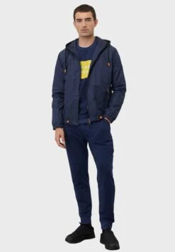 Standard Fit - Trainingsbroek - Navy Blue/Melange -Algemene Winkel Voor Herenmode 39e38868ad104a908ef32586b5b931eb
