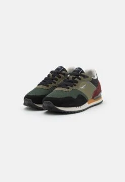Pepe Jeans London Forest- Sneakers Laag - Khaki Green -Algemene Winkel Voor Herenmode 39ff13e9e2ec4753824f703671384064