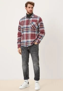 S.Oliver Overhemd - Bordeaux Check -Algemene Winkel Voor Herenmode 3db18240173545339db5d9cca5e8aed2