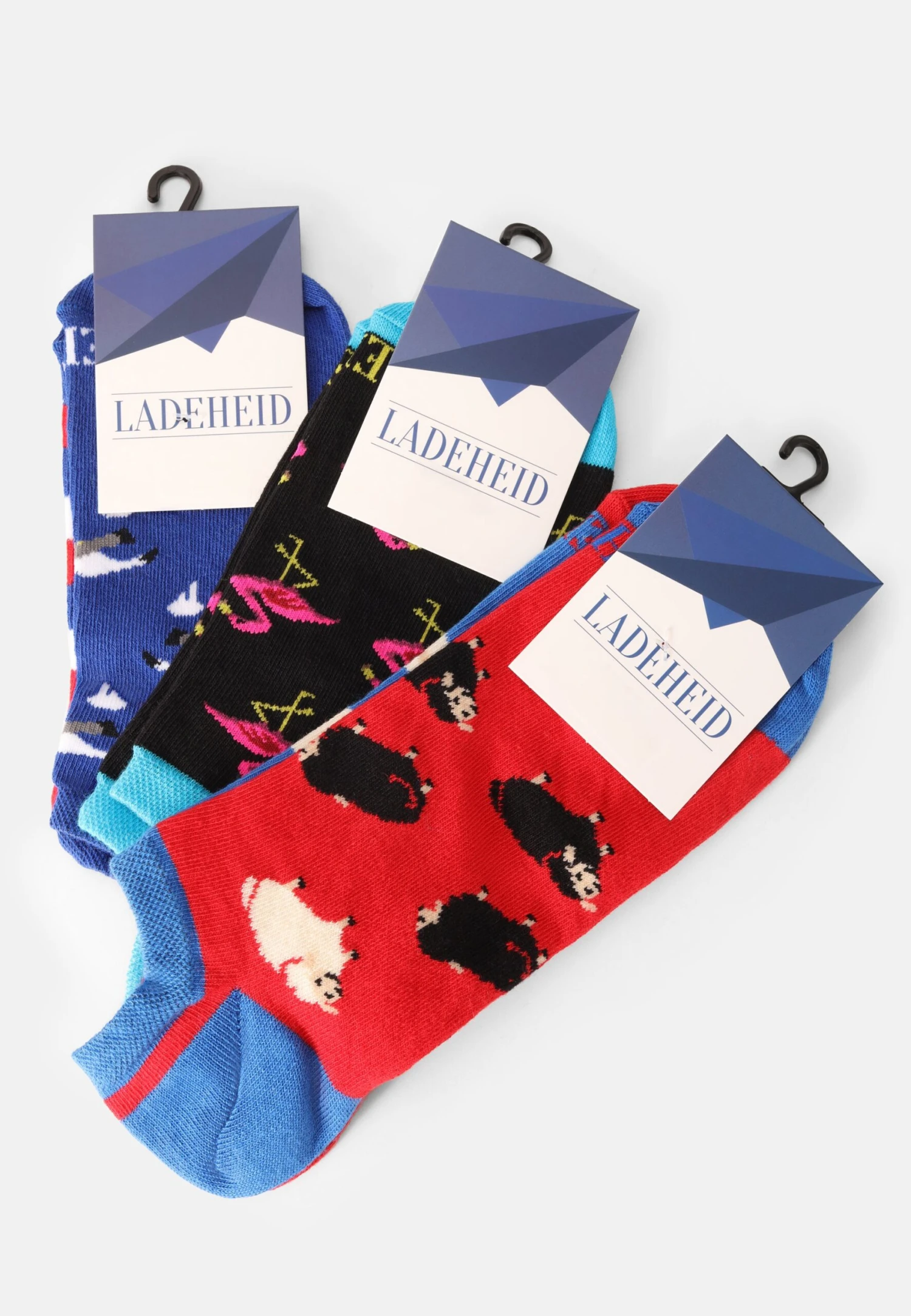 3 Pack - Sokken - Blue/Black/Light Pink 5 3 Pack - Sokken - Blue/Black/Light Pink - Afbeelding 3