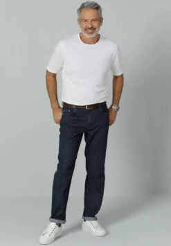 Straight Leg Jeans - Dunkelblau -Algemene Winkel Voor Herenmode 4197ff21138a498c82aed18a5bd96c2f