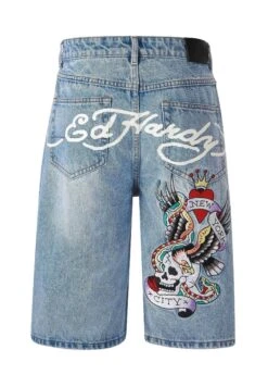 Ed Hardy Nyc Skull - Jeansshort - Bleach -Algemene Winkel Voor Herenmode 4318aa3fe9ec4be3984d90d4d497af46