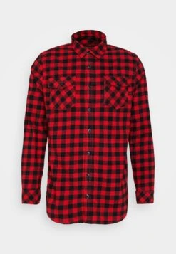 BRAVE SOUL Walker - Overhemd - Red/Black -Algemene Winkel Voor Herenmode 43191a6869c14963baa6c6d695f847bc