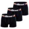 Ellesse 3 Pack- Onderbroeken - Schwarz -Algemene Winkel Voor Herenmode 43c8e5dc90dc4a53896ea2bd3b29fe6b