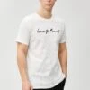 Koton Slogan Embroidered Tissued Crew NeckShort Sleeve - T-Shirt Print - White -Algemene Winkel Voor Herenmode 50a5c96a80a649e0af8ac524fe1d5ad5