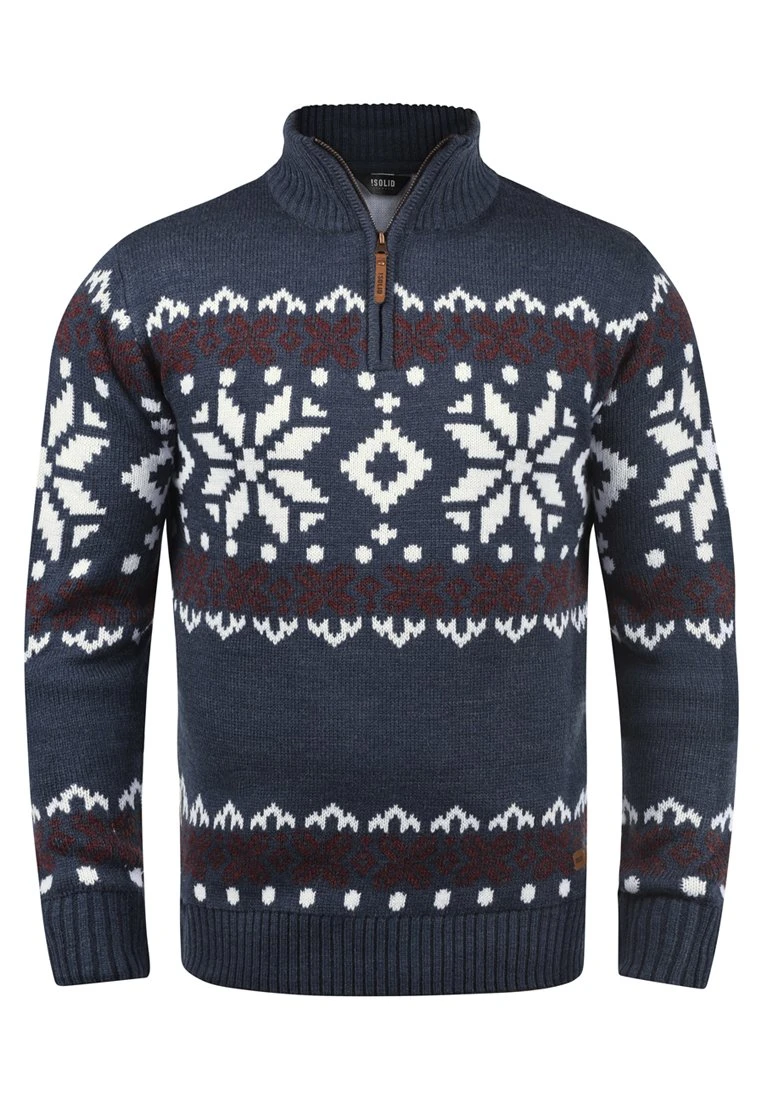 Solid Norwin - Trui - Dark Blue 6 Solid Norwin - Trui - Dark Blue - Afbeelding 4