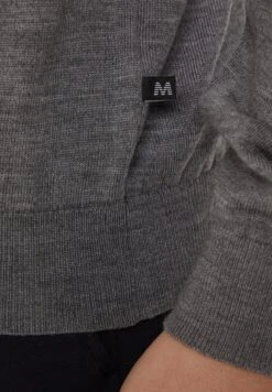 Matinique Margrate- Trui - Grey Melange -Algemene Winkel Voor Herenmode 57e23c90964243799bb97466e7f74d5b