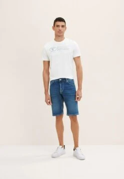Tom Tailor Josh - Jeansshort - Tinted Blue Denim -Algemene Winkel Voor Herenmode 59d6f18670d2471b898ced8d7ba38ee1