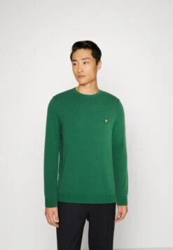 Lyle & Scott Crew Neck Jumper - Trui - English Green