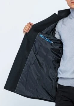 Halflange Jas - Schwarz -Algemene Winkel Voor Herenmode 5e8bd350145b41d0b035e713c4cad040