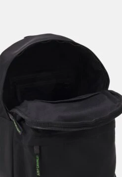 JUST CAVALLI Range Webbing Logo Unisex - Rugzak - Black/Acid Lime -Algemene Winkel Voor Herenmode 632acec3908443f9b41eaf61d8e2101b