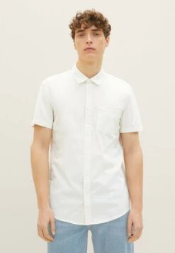 TOM TAILOR Denim Kurzarm Mit Brusttasche  - Overhemd - Wool White