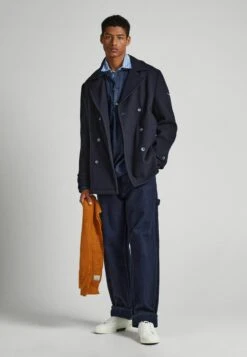 Pepe Jeans Bart - Halflange Jas - Dulwich Blue -Algemene Winkel Voor Herenmode 64777f9a477c40668b92123c5afc5922