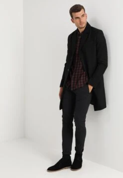 Pier One Mantel - Black -Algemene Winkel Voor Herenmode 65279d31ff2949f09ef105ec95c9cc38