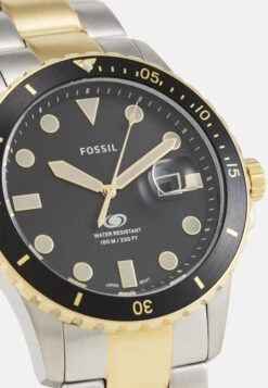 Fossil Horloge - Two Tone/Black -Algemene Winkel Voor Herenmode 662585d342414186abcc646a482ca64c