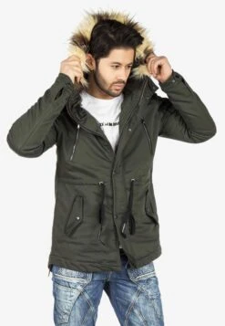 Cipo & Baxx Donsjas - Khaki -Algemene Winkel Voor Herenmode 68c9107a301049d99f623d24c0472c27