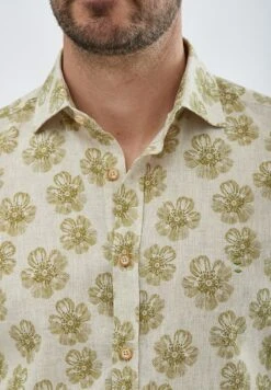 Floral - Overhemd - Beige -Algemene Winkel Voor Herenmode 6b7c4515520344f38c1f70a39d1f311f