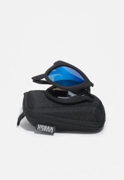 URBAN CLASSICS Foldable Sunglasses With Case Unisex - Zonnebril - Black -Algemene Winkel Voor Herenmode 6c791a9917c9476ba58d7c7aaf6128f6