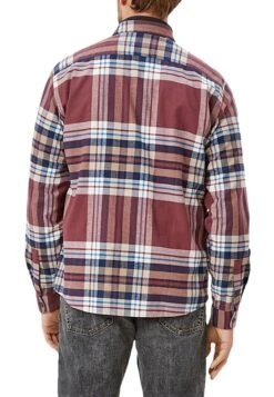 S.Oliver Overhemd - Bordeaux Check -Algemene Winkel Voor Herenmode 715807a820494e62989ddc164cb6a542