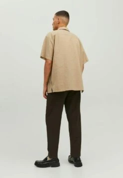 Jack & Jones Kurzarm Seersucker - Overhemd - Crockery -Algemene Winkel Voor Herenmode 7319fa7fd63c43e089b9b48c126b2ee4
