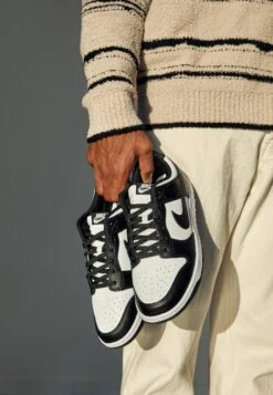 Nike Sportswear Dunk Retro - Sneakers Laag - White/Black -Algemene Winkel Voor Herenmode 7336f1a2fccf4192906b4310f3187bc6