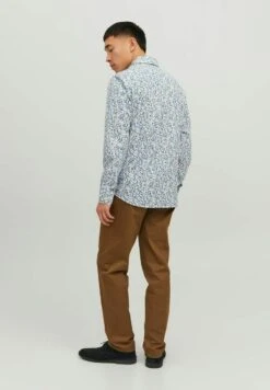 JACK&JONES Premium Print - Overhemd - Blue Mirage -Algemene Winkel Voor Herenmode 736100e8f9df4055bed929088be95e59