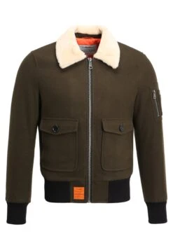 Aviator - Jas - Khaki -Algemene Winkel Voor Herenmode 76815a9403ec43c89cb9a52fe9347a01